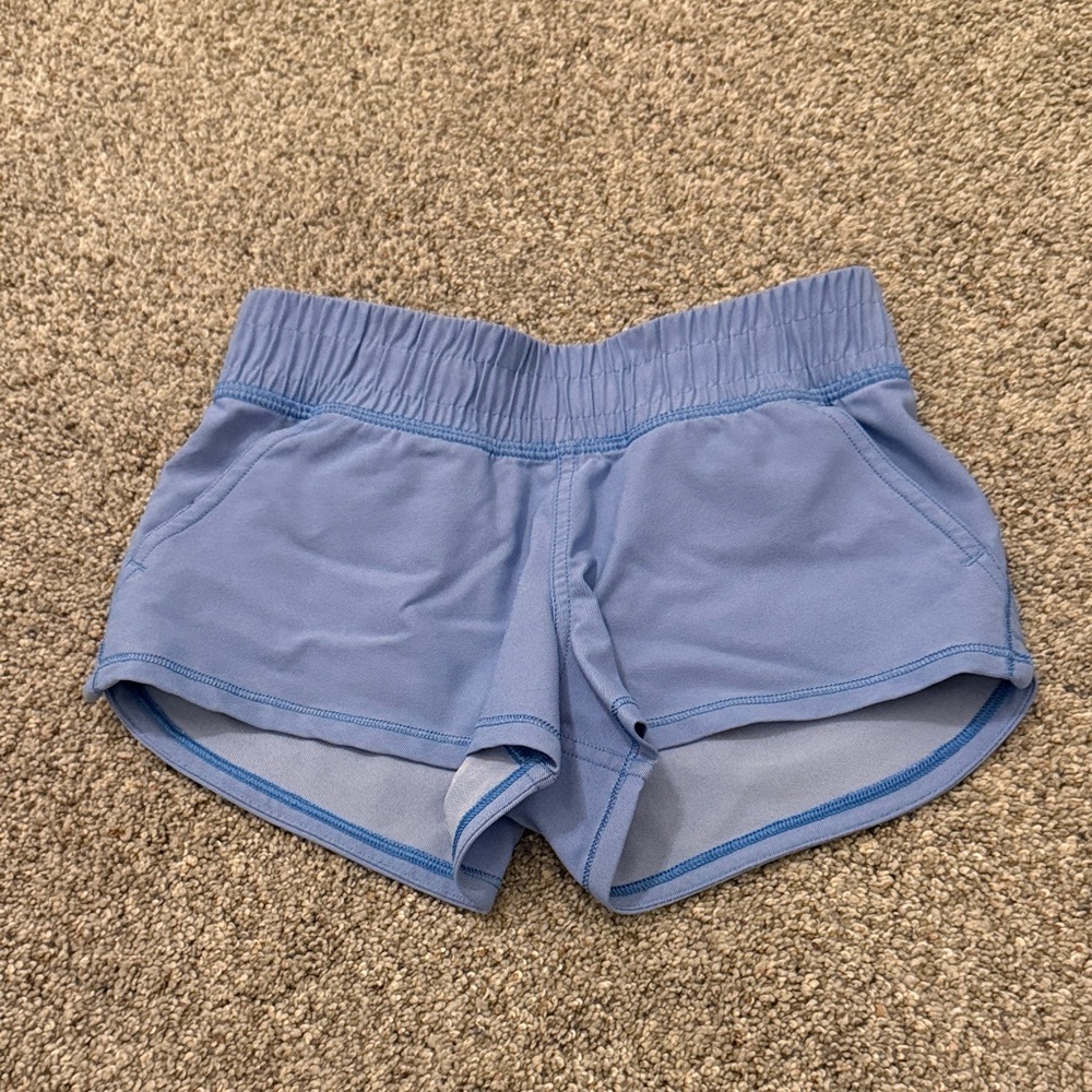 Ivivva Girls Light Blue Athletic Shorts Size 6